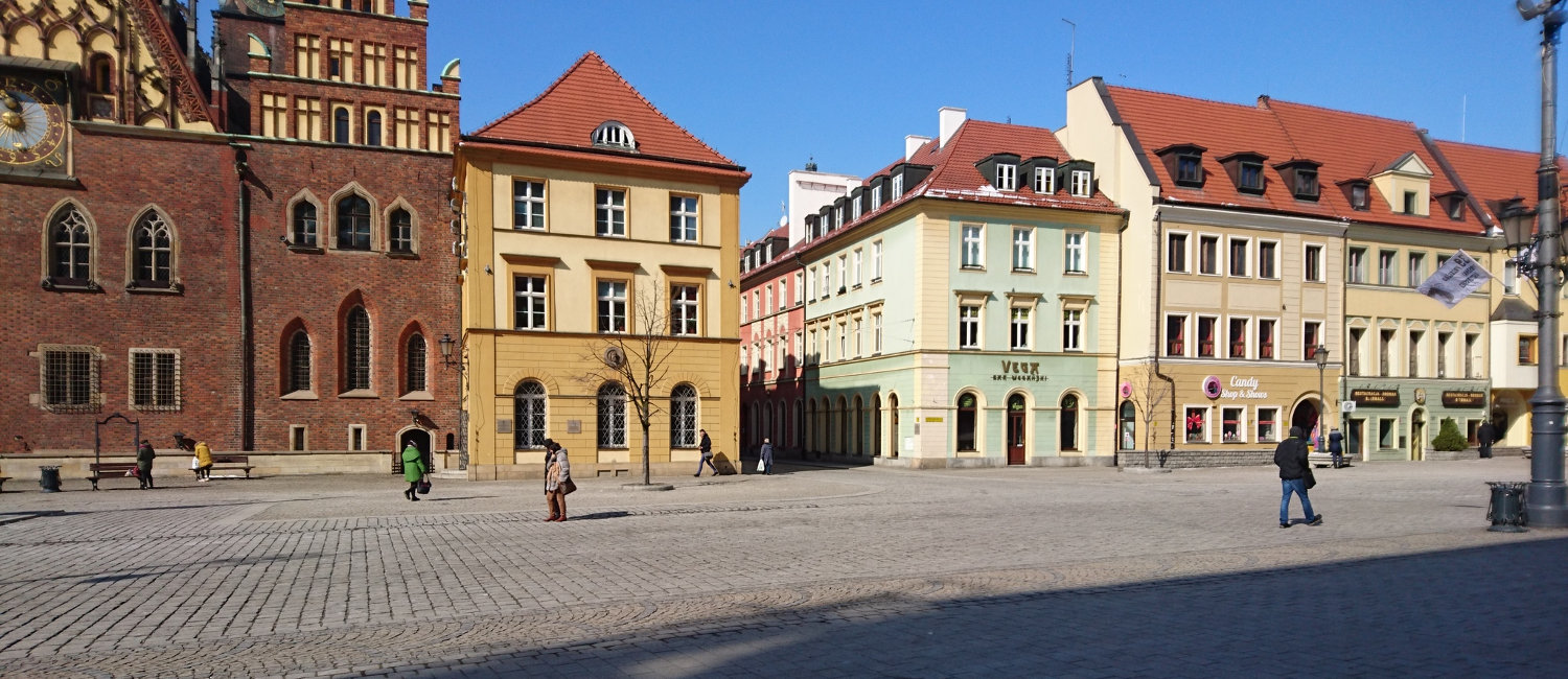 City center of Wroclaw