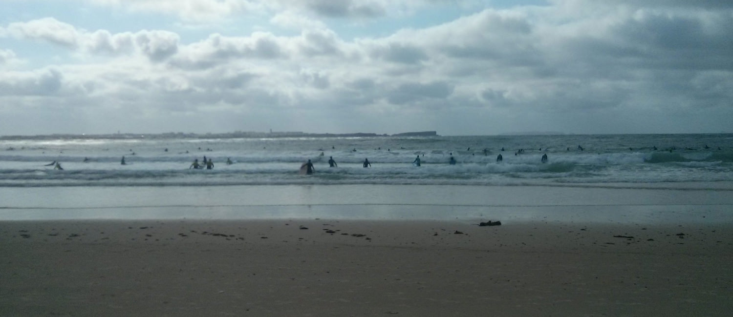 Baleal surf spot in Portugal