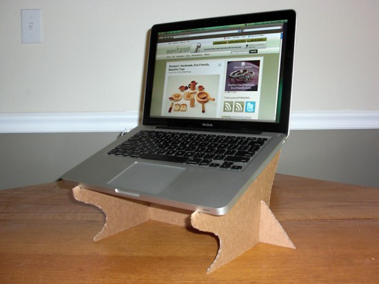 DIY laptop stand