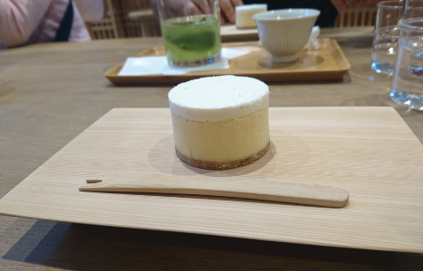 Cheesecake at Kaikado café