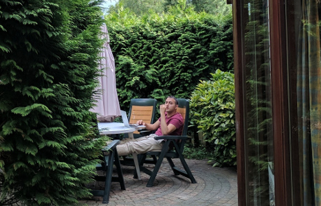 Jad working from outside